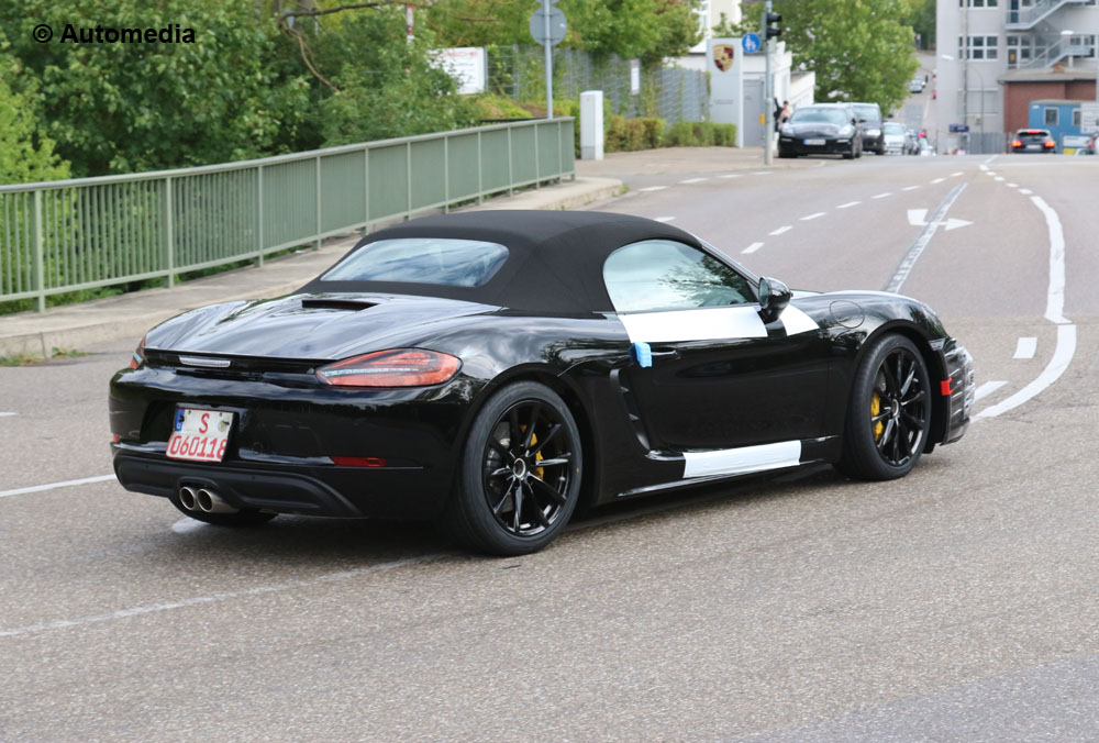 Porsche Boxster facelift rear side