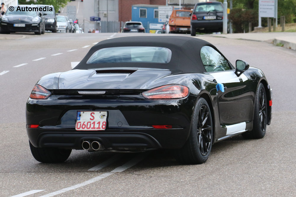 Porsche Boxster facelift rear