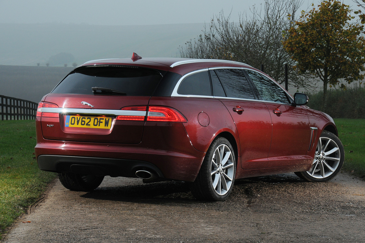 Jaguar XF Sportbrake rear three-quarters