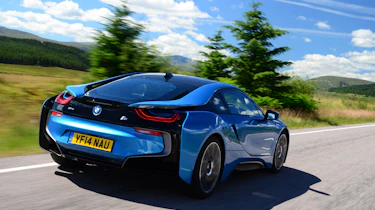 BMW i8 UK rear 2