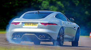 Jaguar F-Type R AWD Coupe - rear drift
