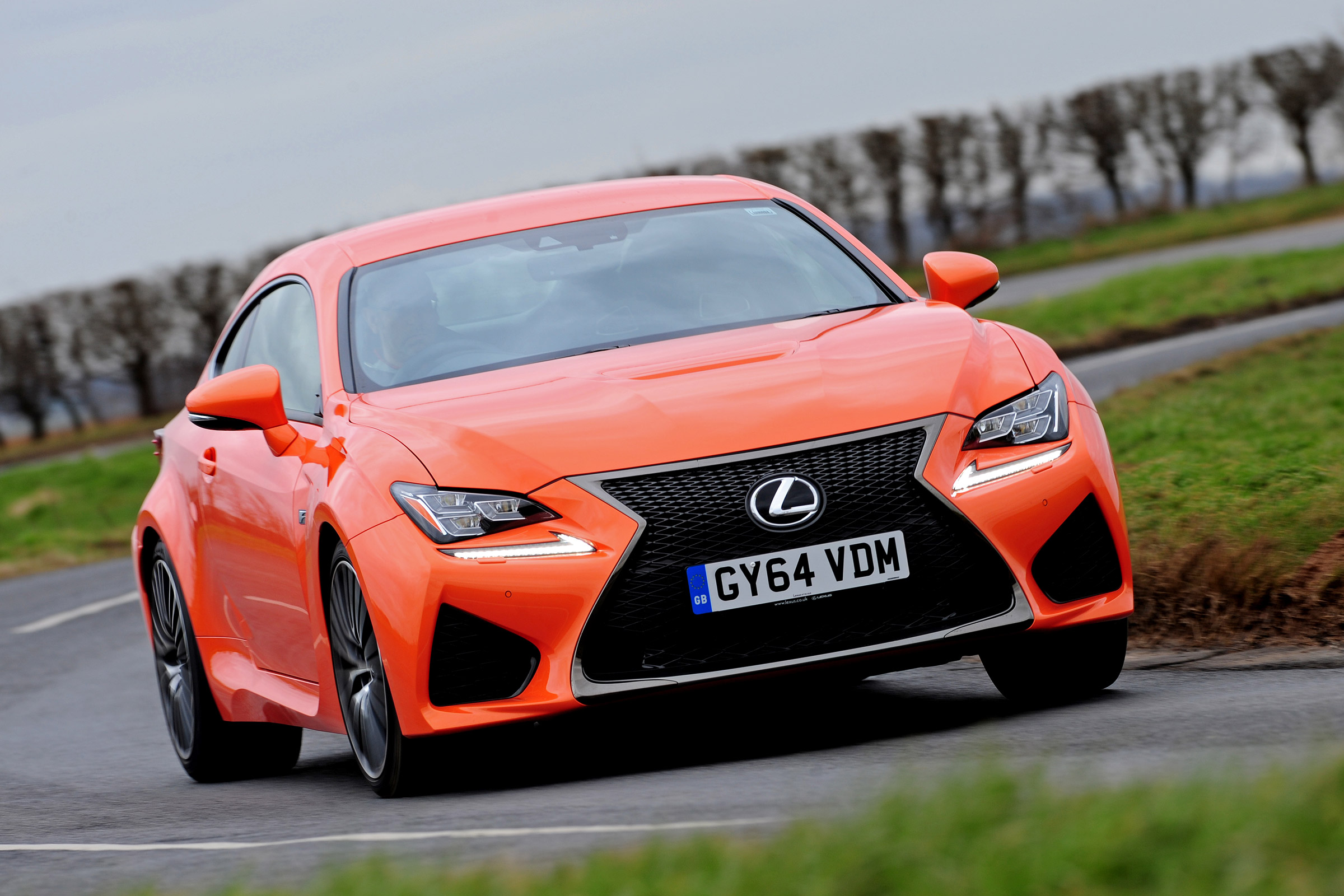 Lexus RC F action