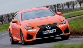 Lexus RC F action