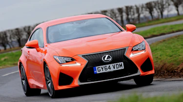 Lexus RC F action