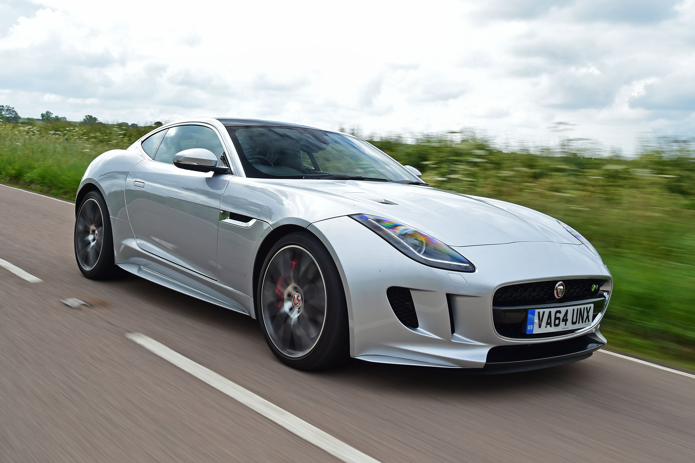 Jaguar F-Type R AWD Coupe- front tracking