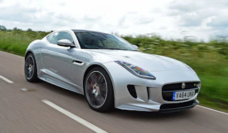 Jaguar F-Type R AWD Coupe- front tracking