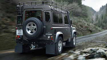 Land Rover Defender front three-quarters