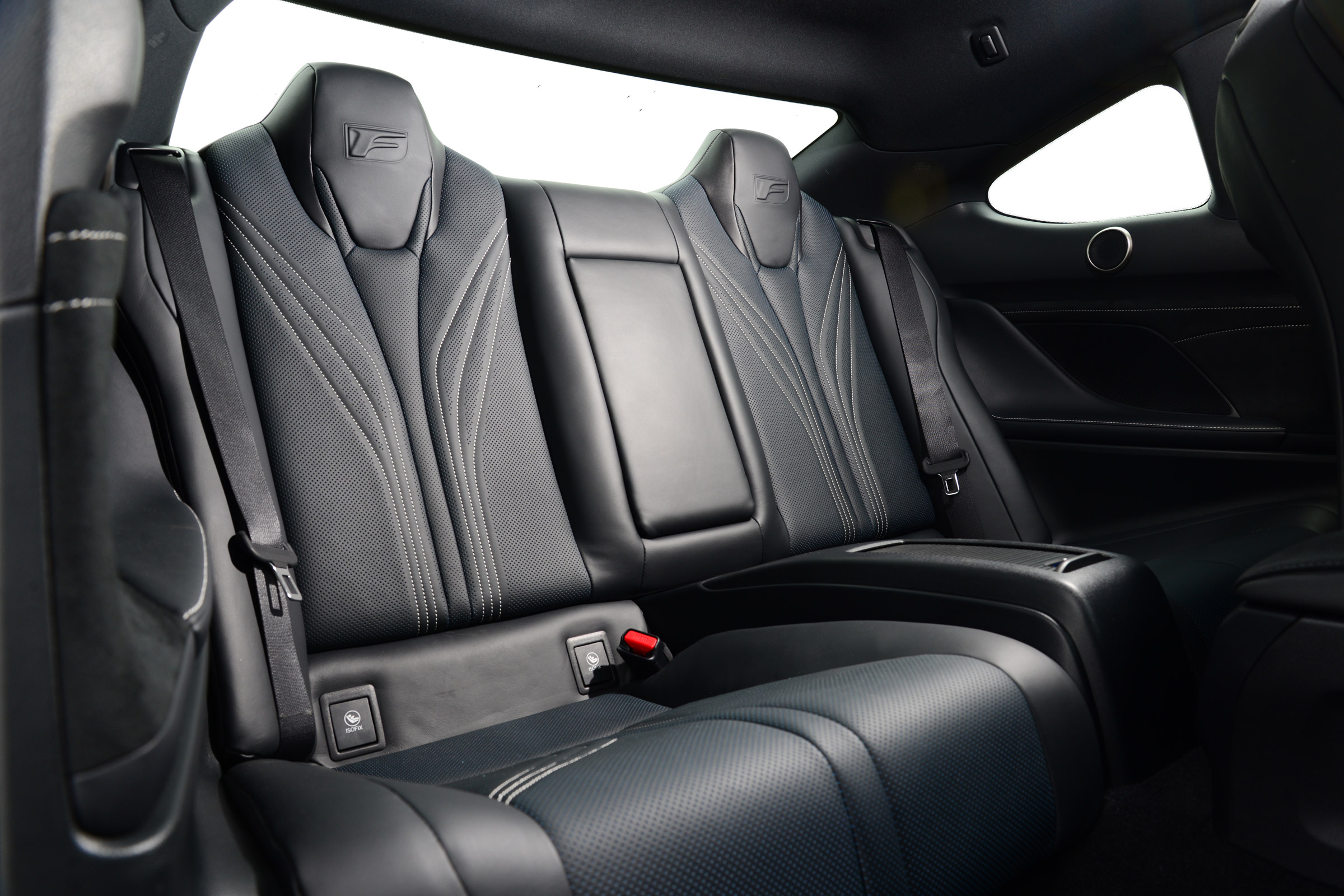 Lexus RC F rear seats