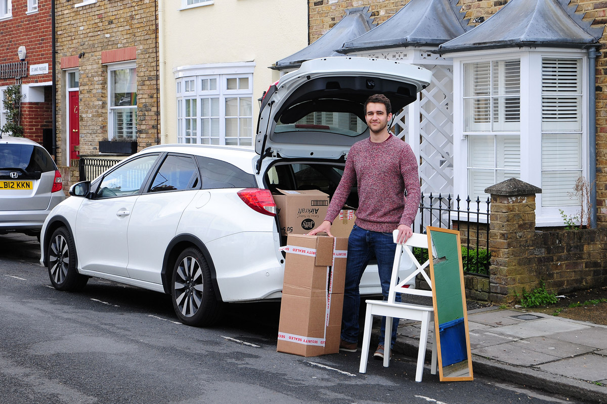 Honda Civic Tourer long-term test car moving house