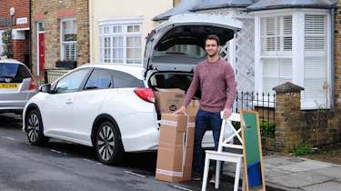 Honda Civic Tourer long-term test car moving house