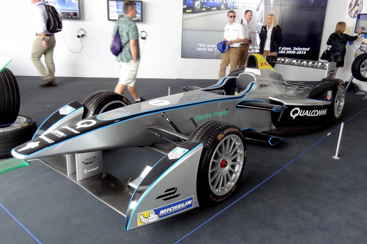 Formula E car Goodwood