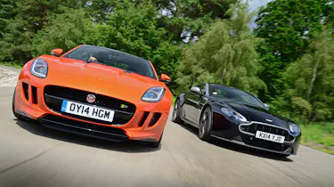 Jaguar F-Type vs Aston Martin V8 Vantage