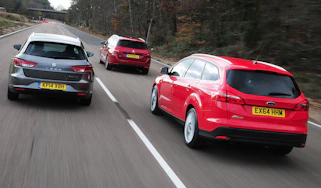Ford Focus Estate vs SEAT Leon ST & Peugeot 308 SW