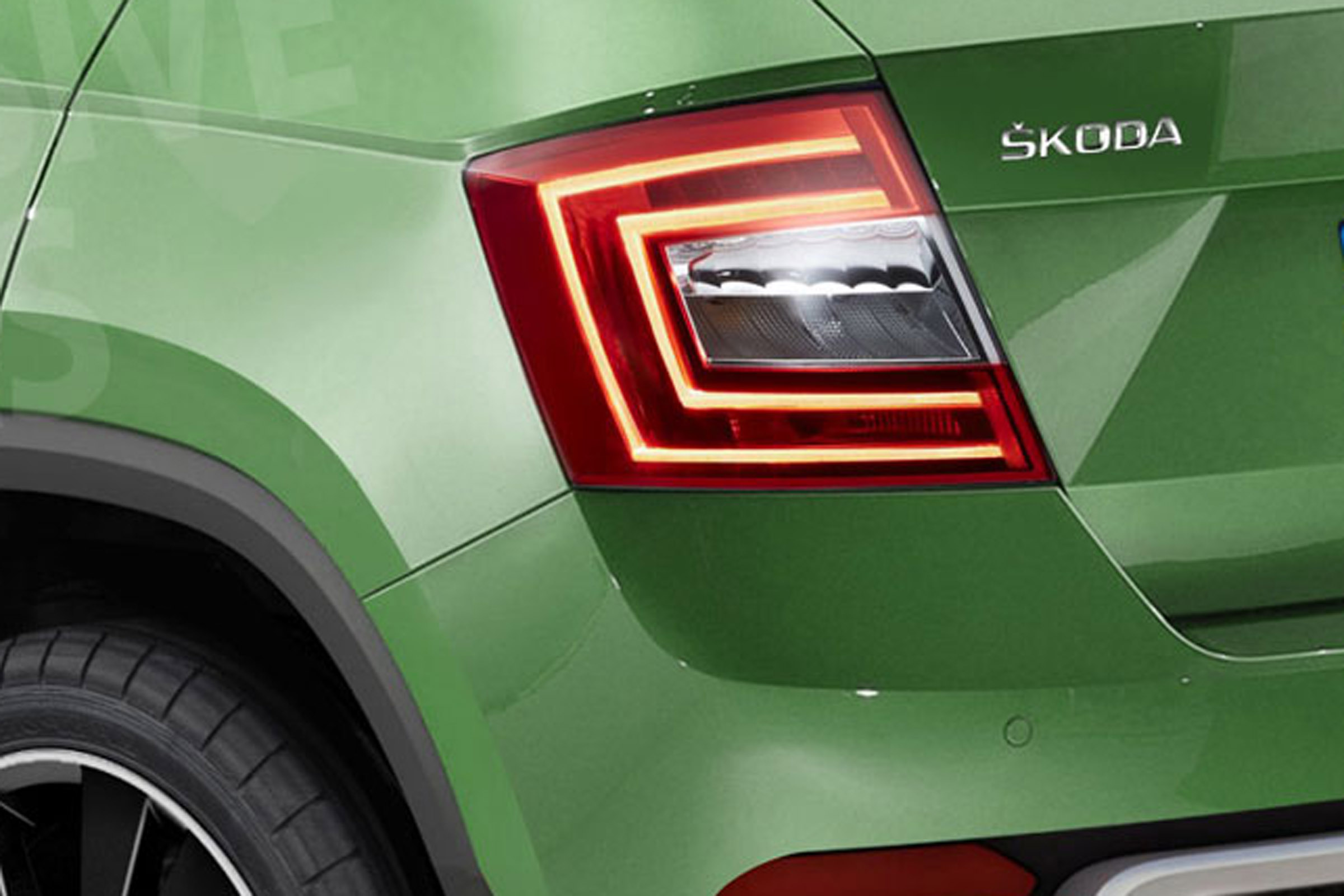Skoda Fabia SUV detail