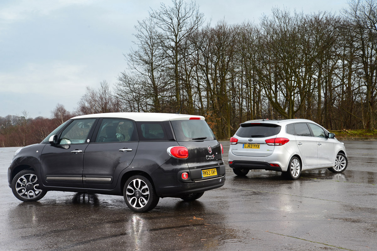 Fiat 500L MPW vs Kia Carens