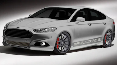 Ford Fusion tuned to produced 400bhp from a 2.0-litre EcoBoost engine. The overhaul was completed by Full-Race Motorsports.