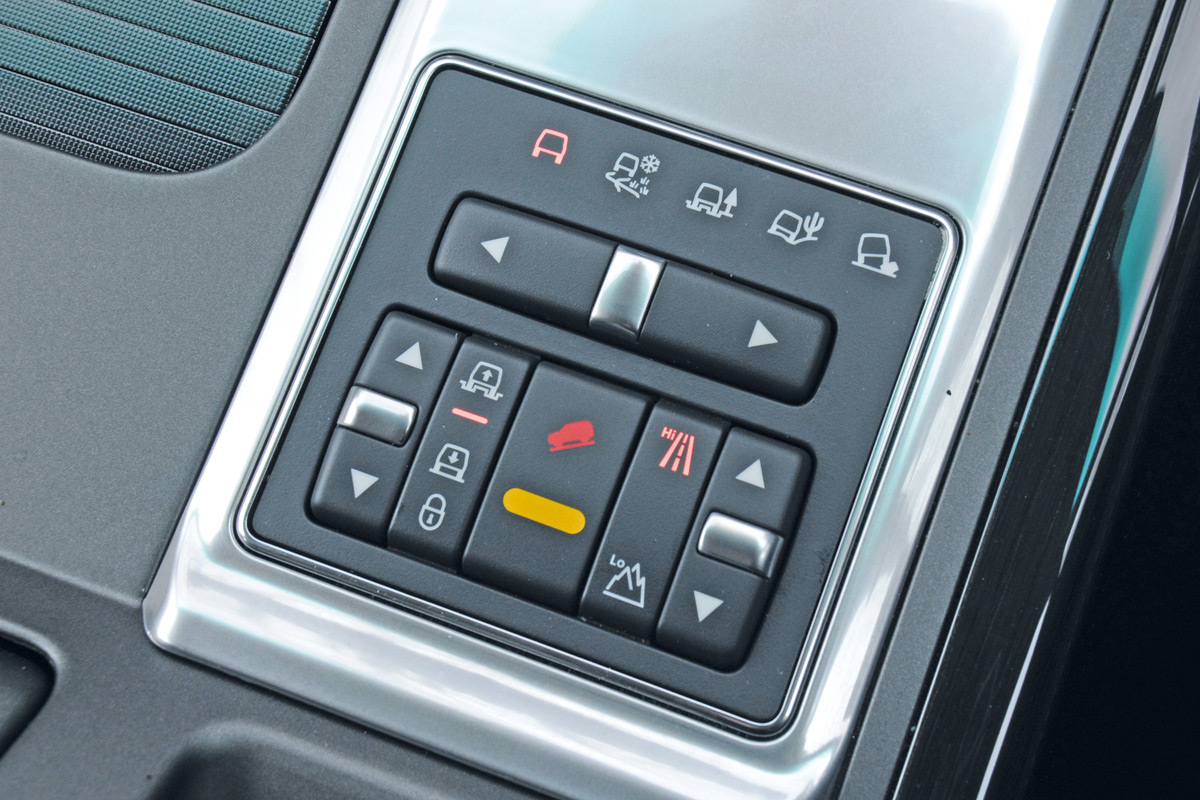 Range Rover MkIII interior detail