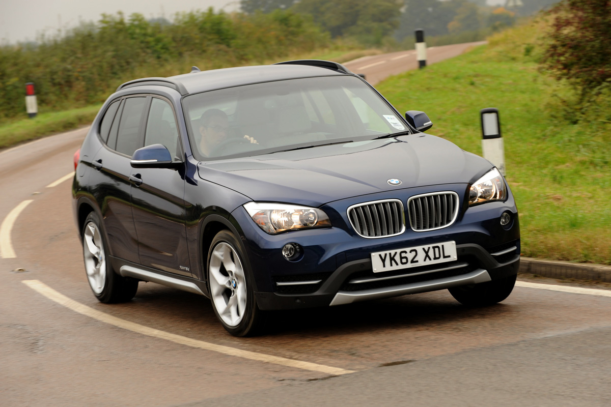 BMW X1 front cornering