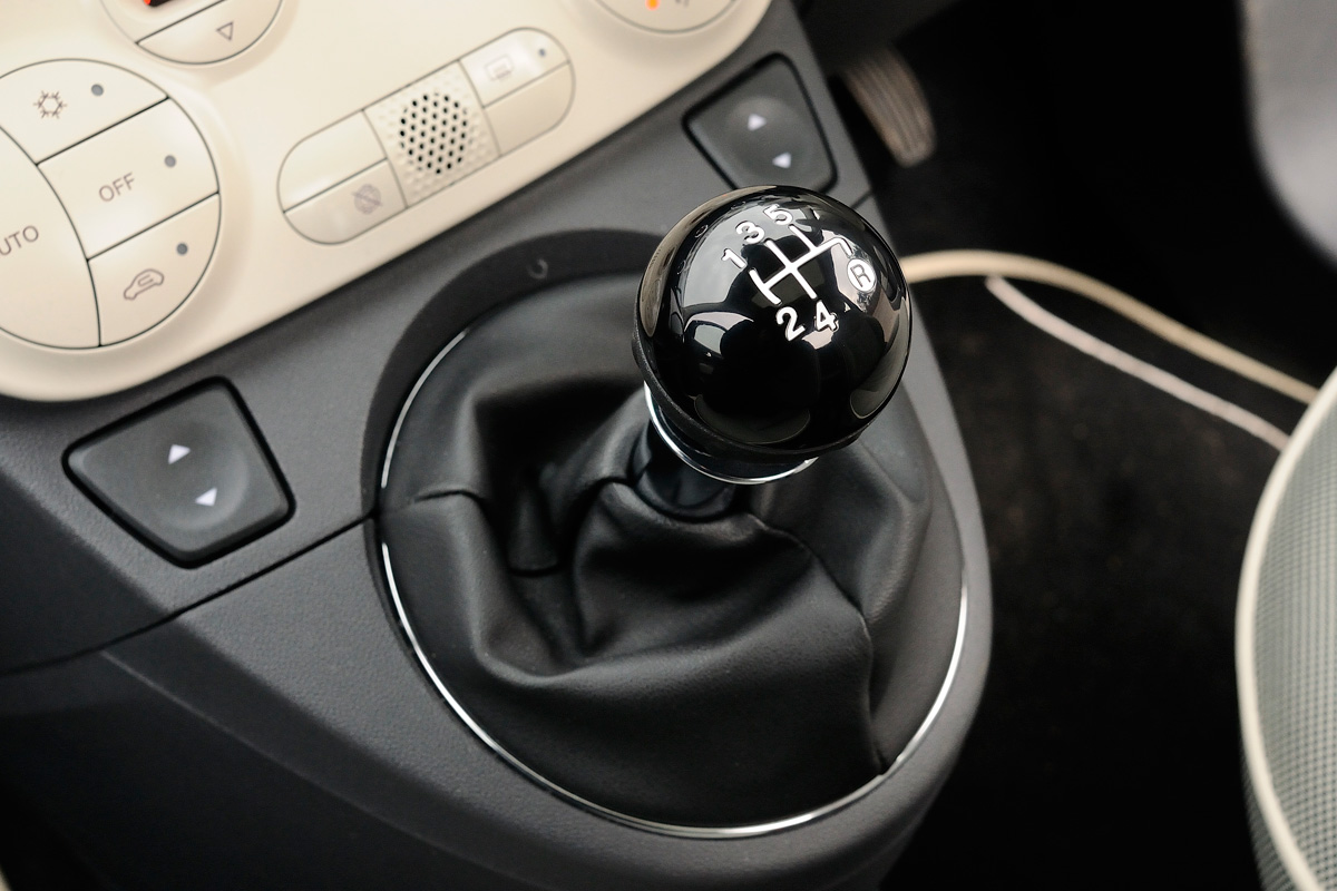 Fiat 500 interior detail