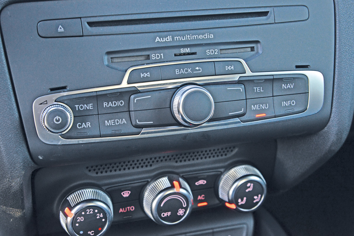 Audi A1 Quattro interior detail