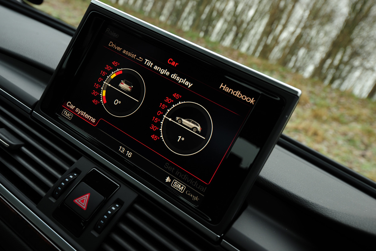 Audi A6 Allroad interior screen