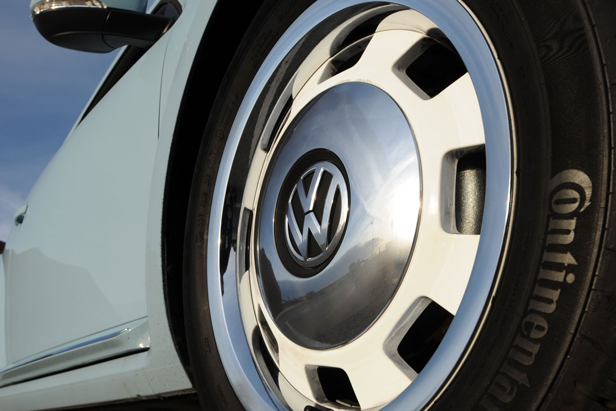 Volkswagen Beetle wheel detail