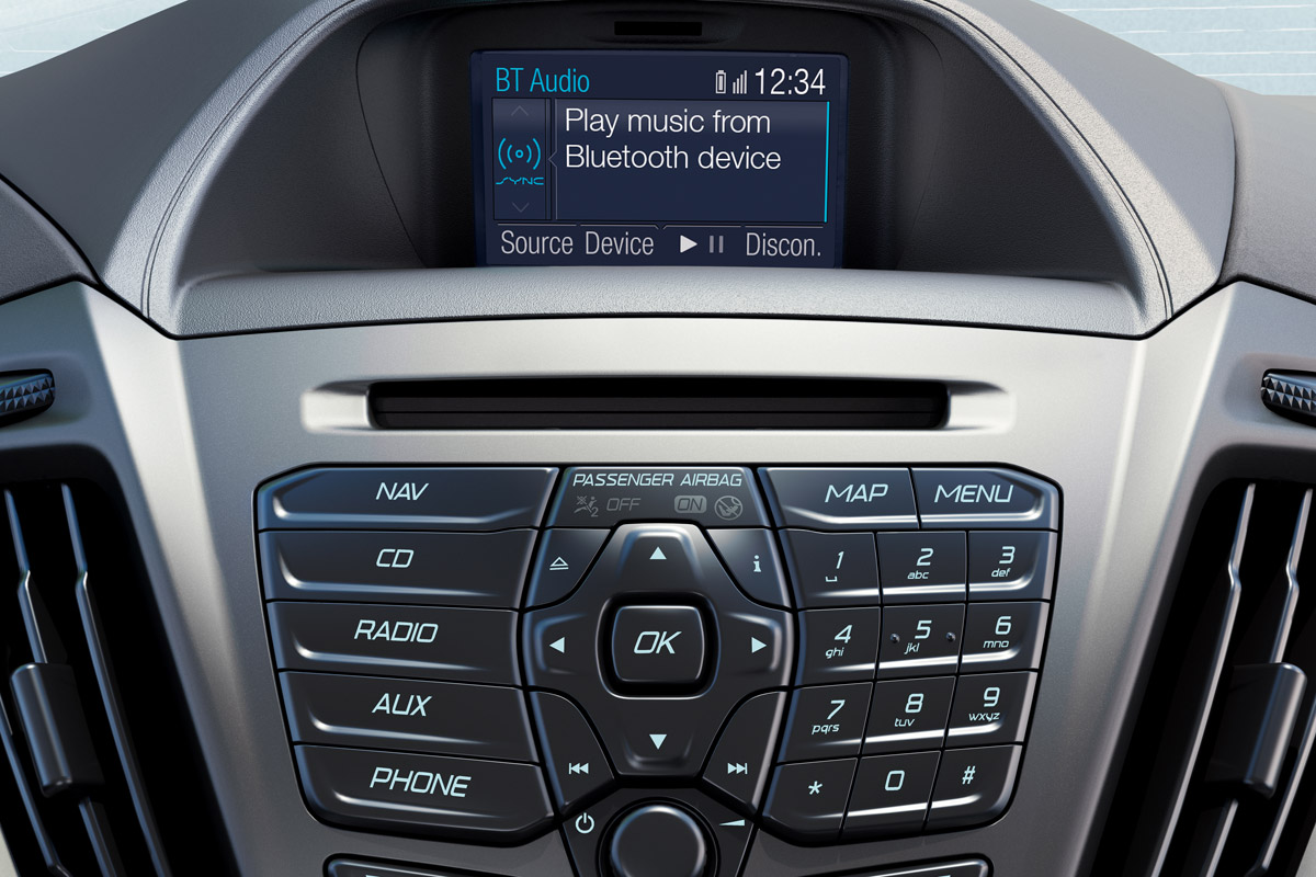 Ford Transit Custom interior detail
