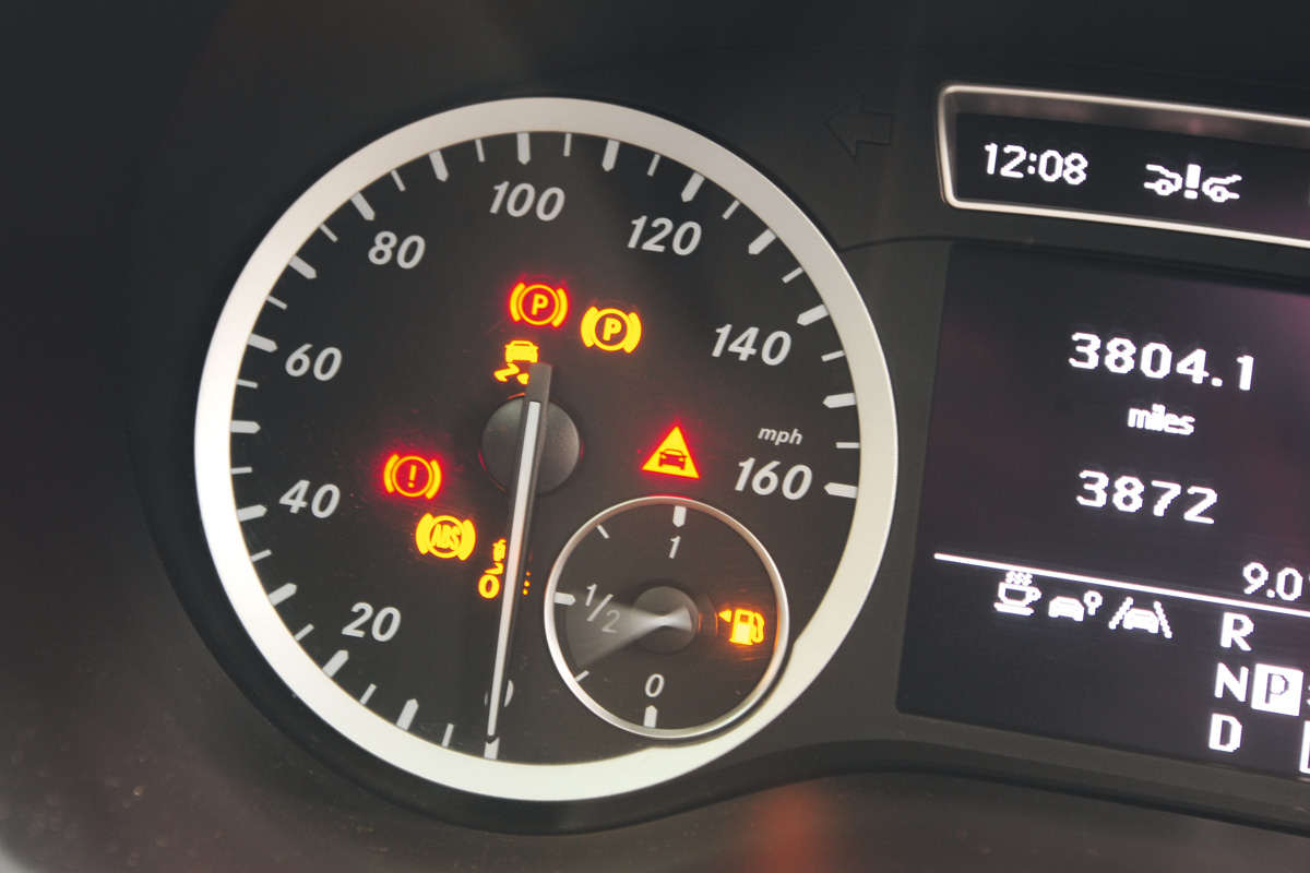 Mercedes B-Class dials