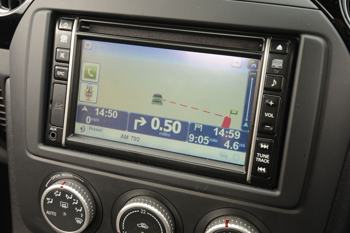 Mazda MX-5 display detail