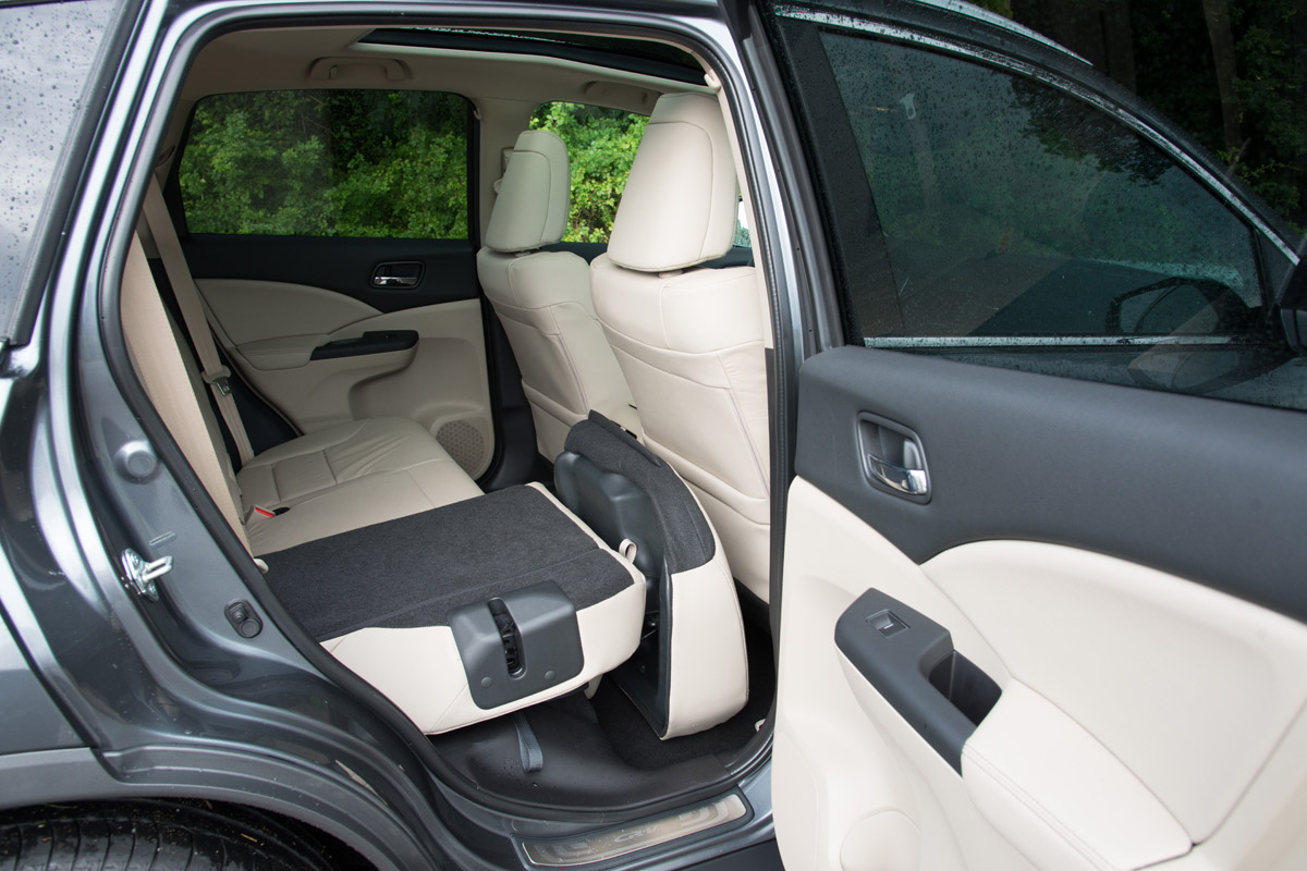 Honda CR-V rear seat folded