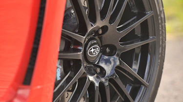 Subaru WRX STi 340R alloy wheel detail