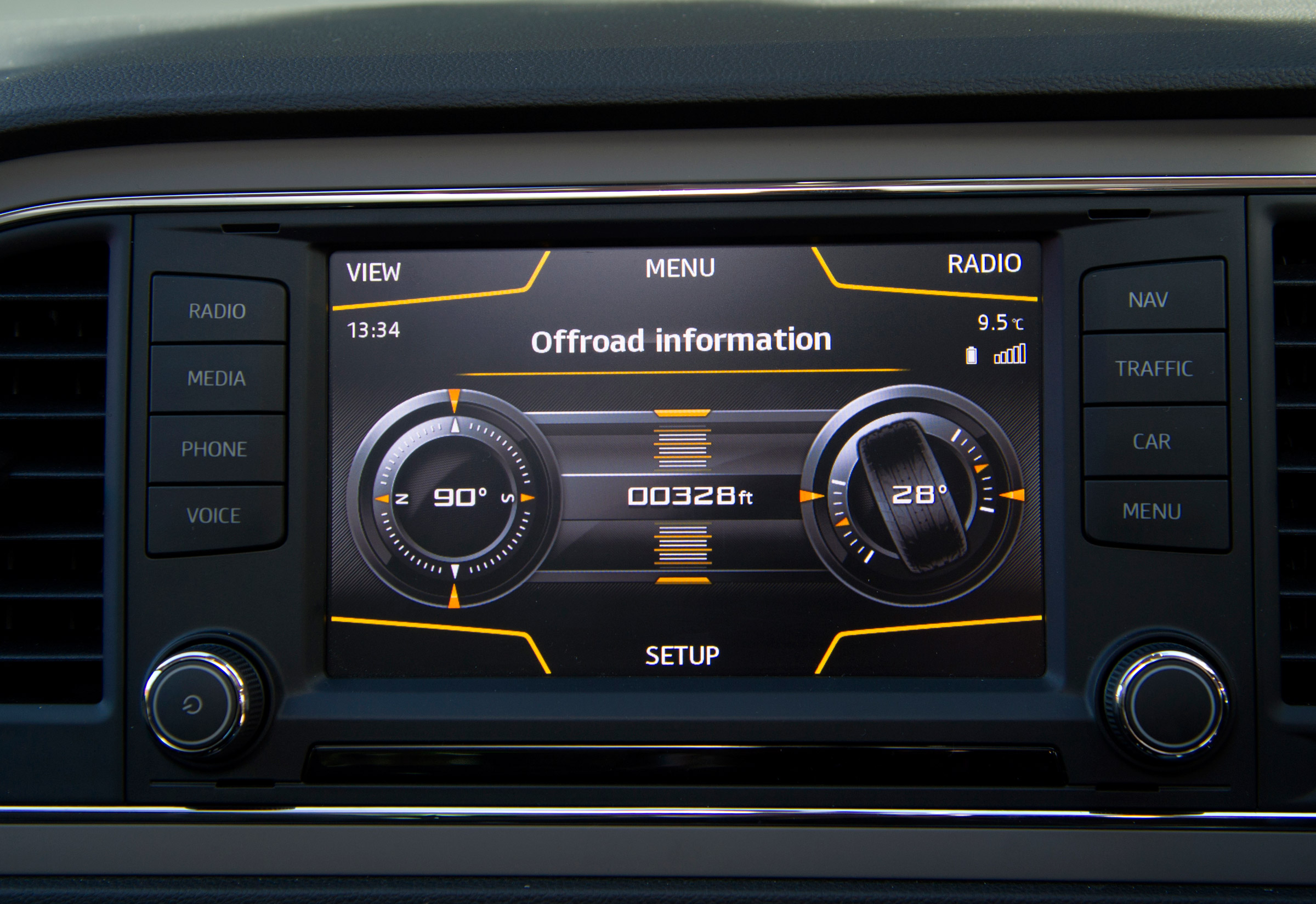 SEAT Leon X-Perience screen
