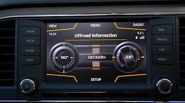 SEAT Leon X-Perience screen