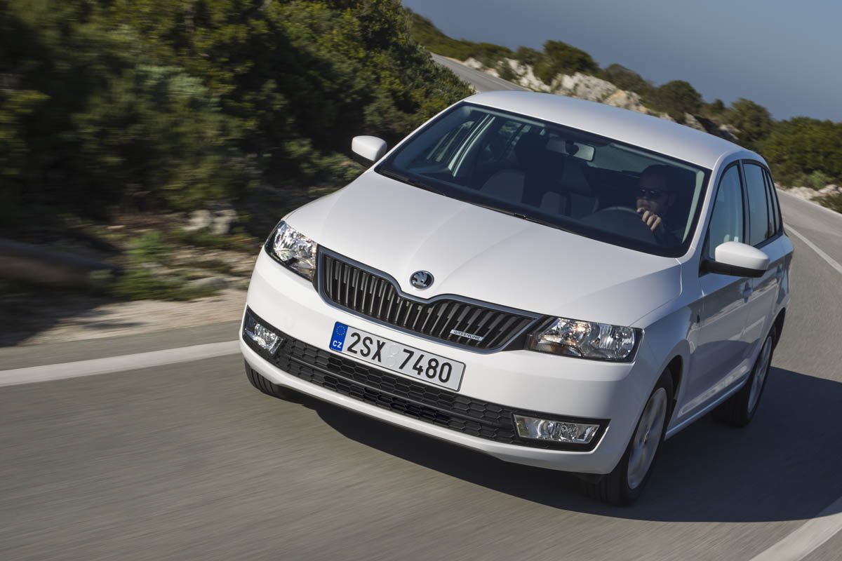 Skoda Rapid Spaceback GreenLine front 