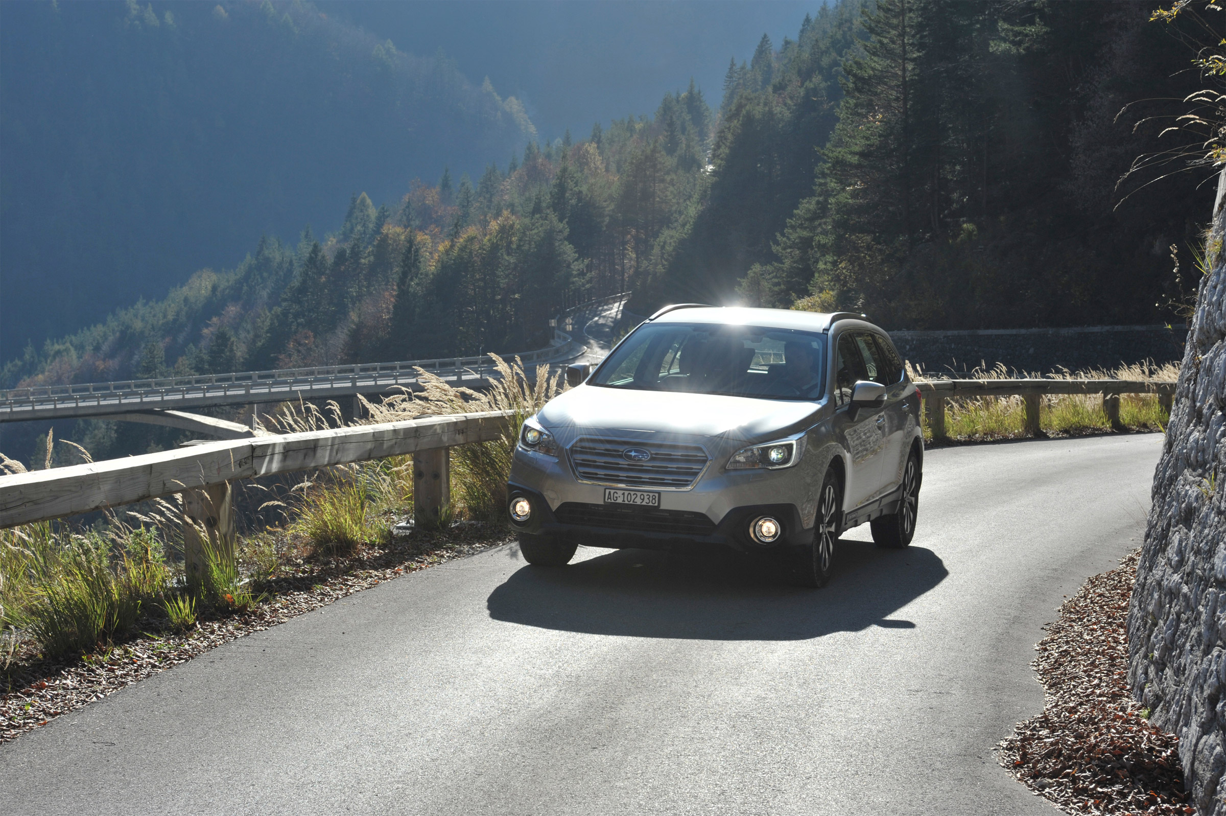 New Subaru Outback 2015 driving