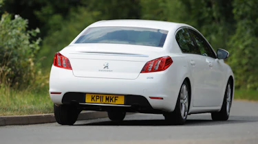 Peugeot 508 rear cornering