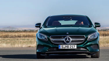 Mercedes S-Class Coupe front on
