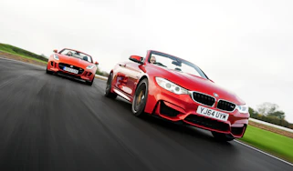 BMW M4 Convertible vs Jaguar F-Type