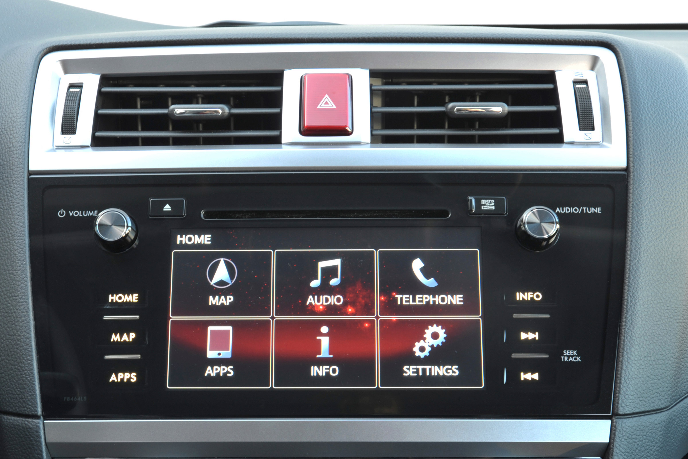 New Subaru Outback 2015 sat-nav