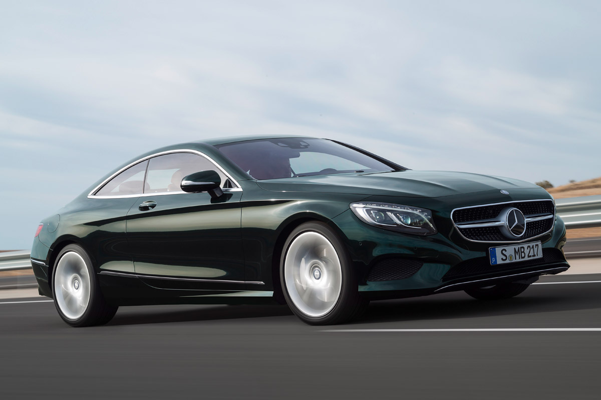 Mercedes S-Class Coupe action