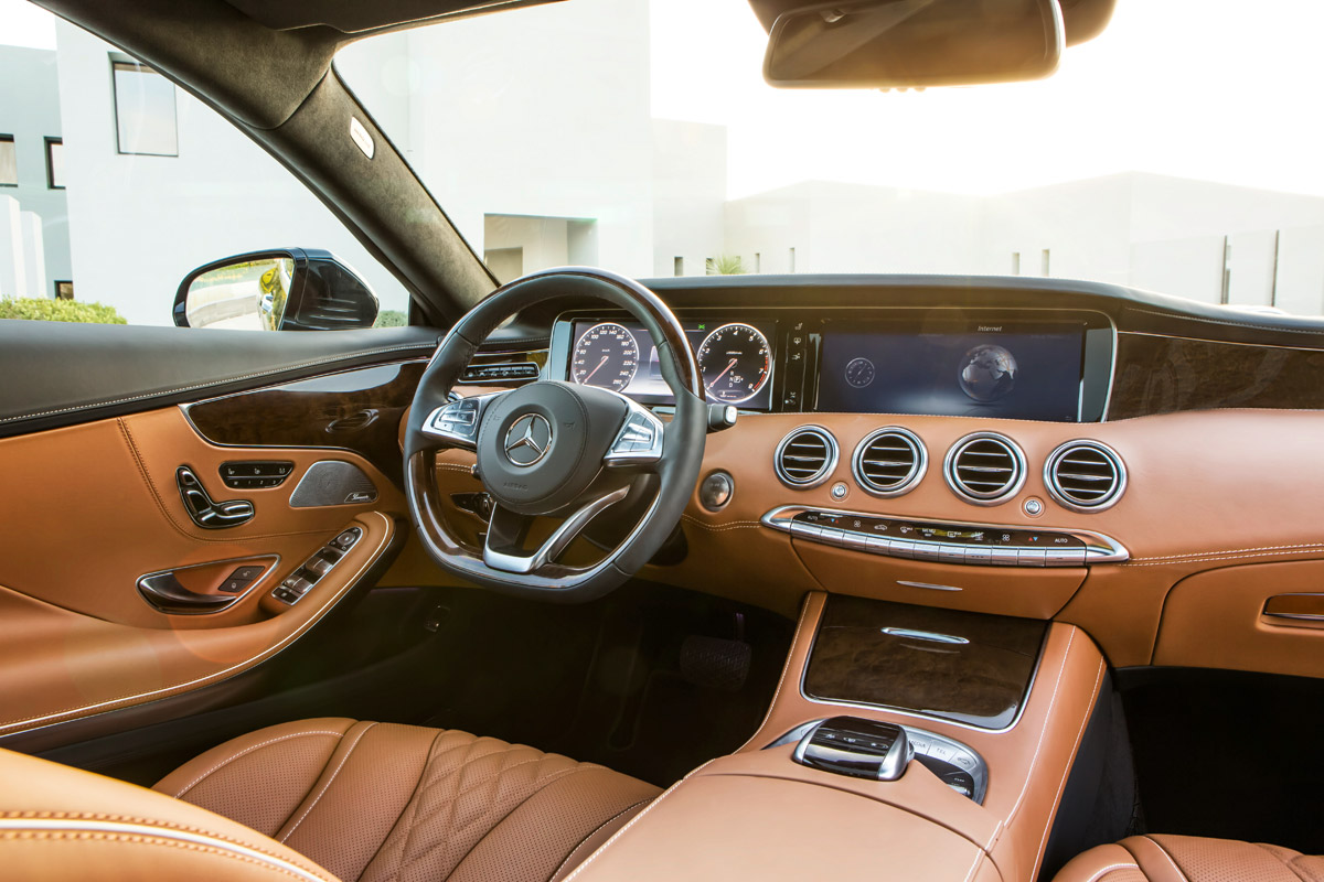 Mercedes S-Class Coupe interior