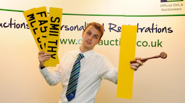 Selling a personalised plate