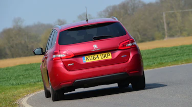 Peugeot 308 SW - rear cornering