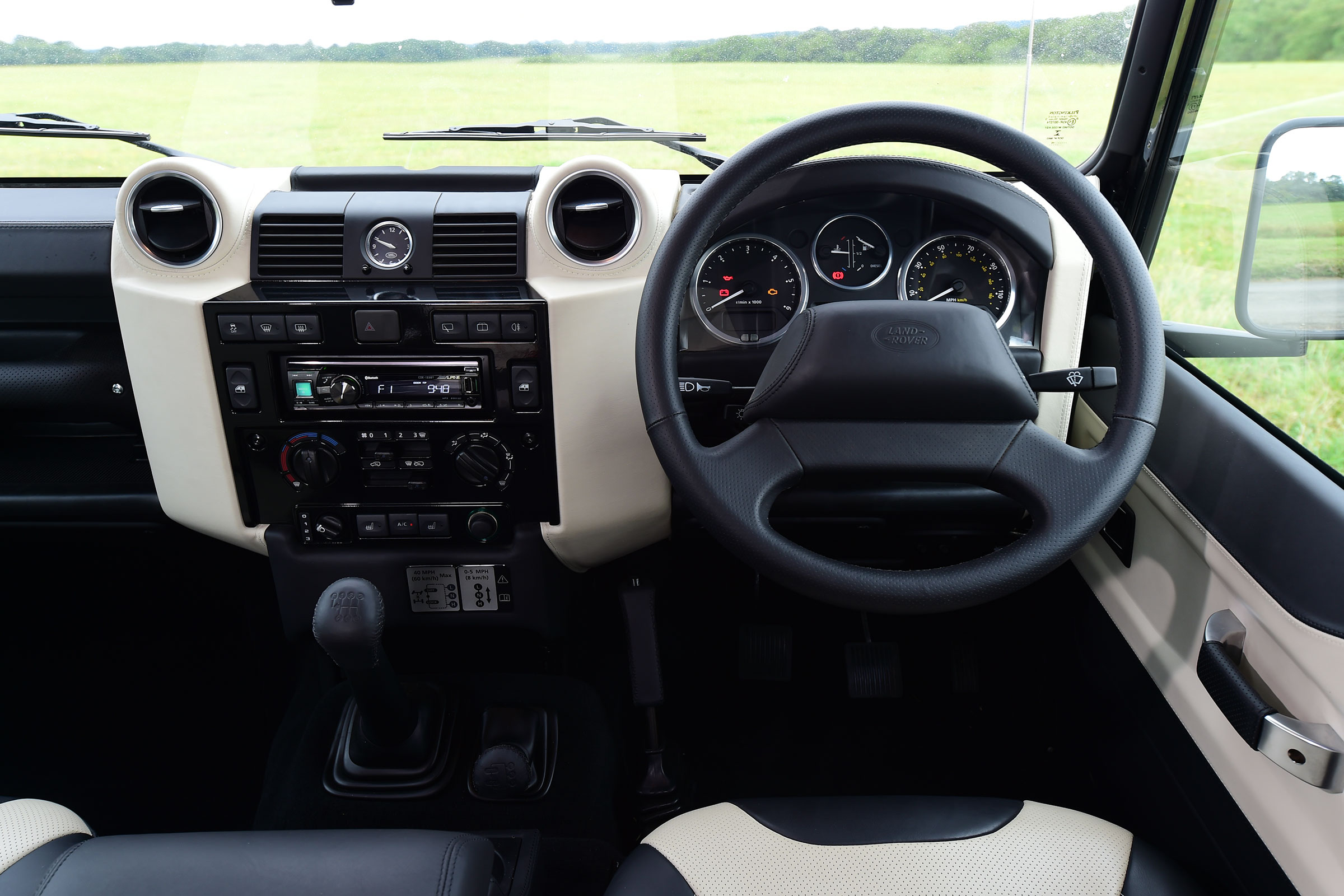 Land Rover Defender Autobiography - interior