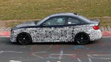 BMW M2 spyshots Nurburgring side