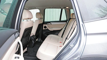 BMW X3 - rear seats