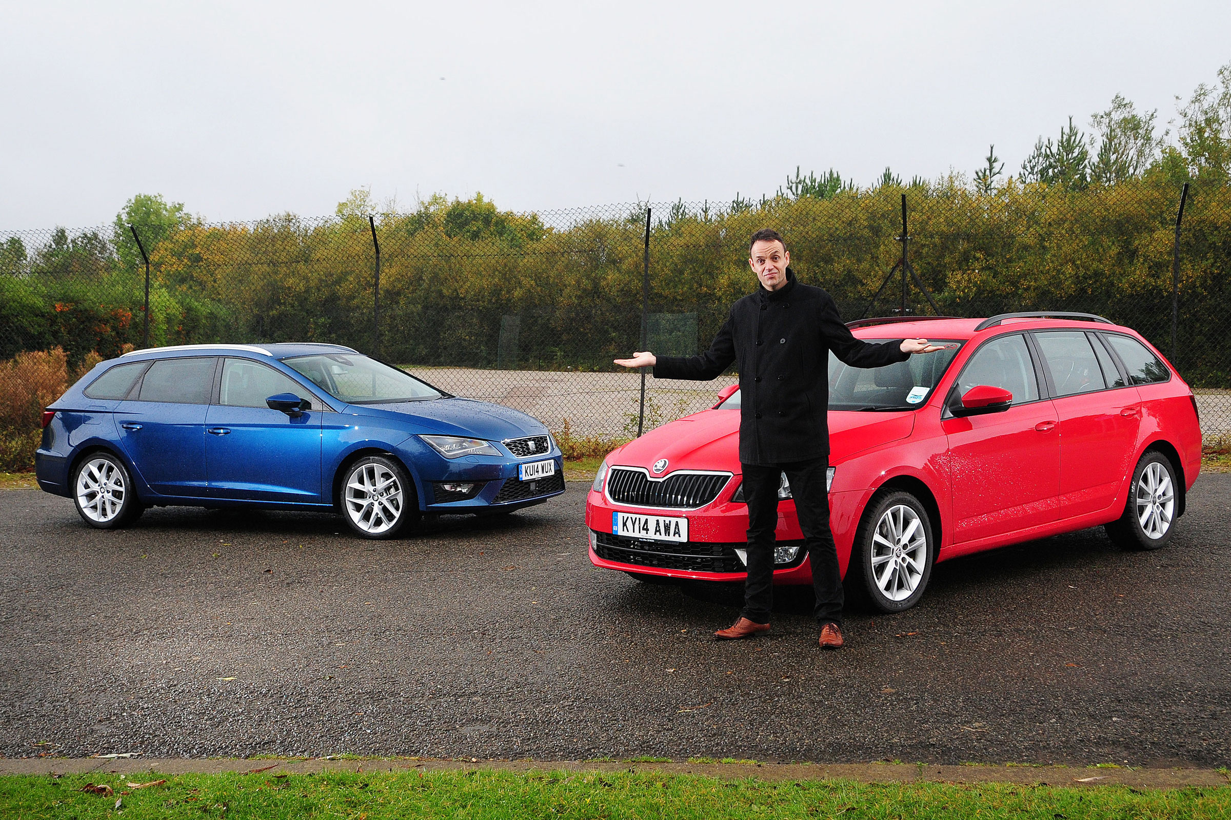 Skoda Octavia Estate LT test - SEAT Leon ST