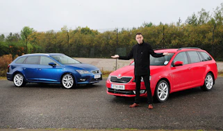 Skoda Octavia Estate LT test - SEAT Leon ST