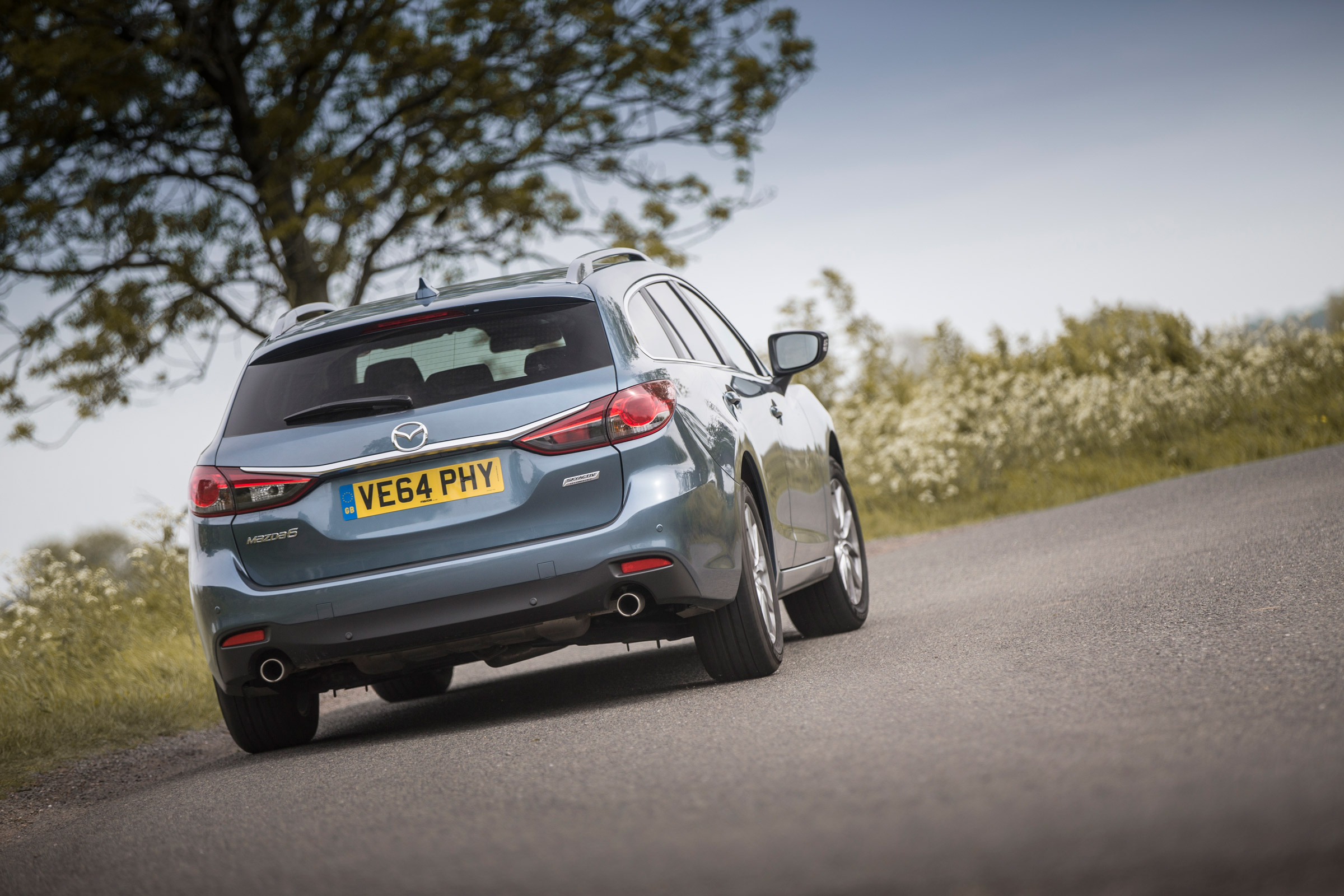 Mazda 6 Tourer 2.2D rear action
