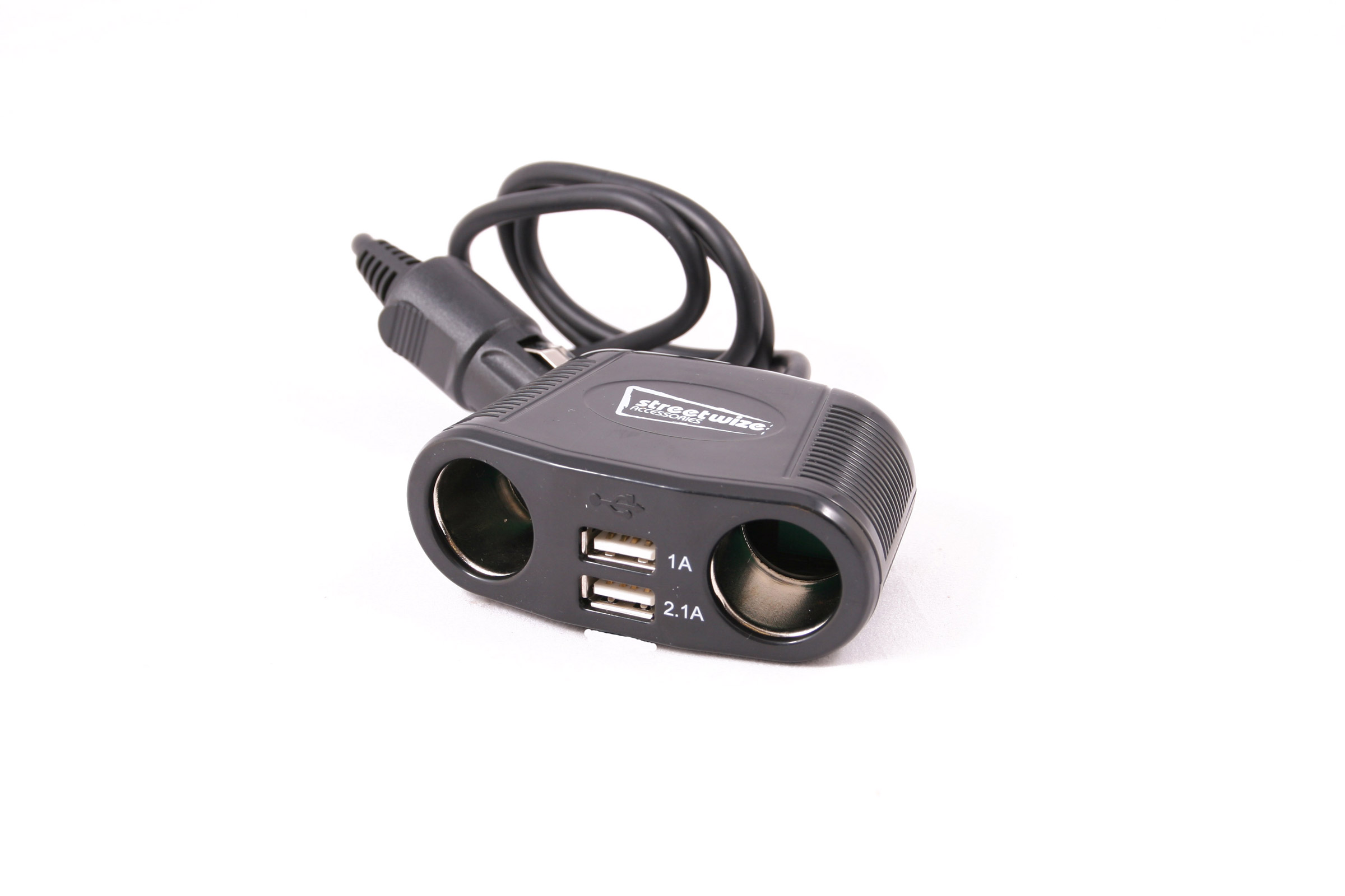 Streetwize Twin Sockets with Twin USB Adaptors